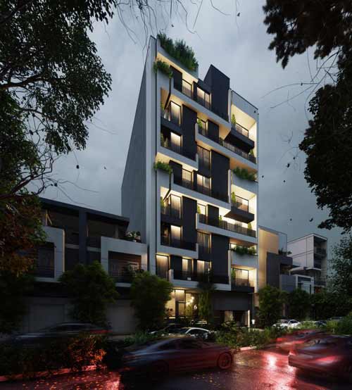 hafez apartment - night
